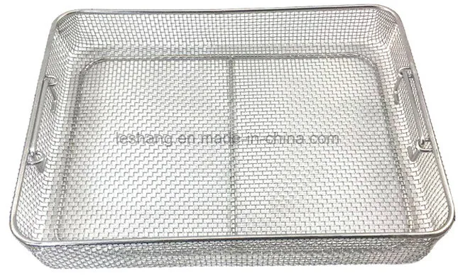 Customized Stainless Steel Woven Wire Mesh Basket